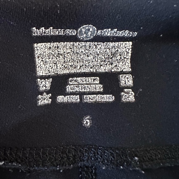Black Women's Wide-Leg Lululemon Pants - Picture 2 of 5